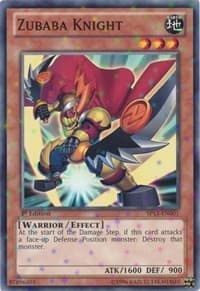 Zubaba Knight (Starfoil) - Star Pack 2013 - YuGiOh card