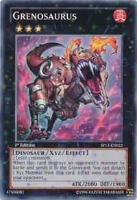 Grenosaurus (Starfoil) - Star Pack 2013 - YuGiOh card