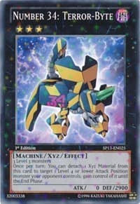 Number 34: Terror-Byte (Starfoil) - Star Pack 2013 - YuGiOh card