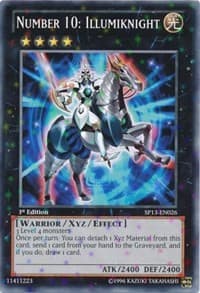 Number 10: Illumiknight (Starfoil) - Star Pack 2013 - YuGiOh card