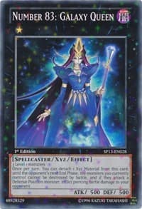 Number 83: Galaxy Queen (Starfoil) - Star Pack 2013 - YuGiOh card