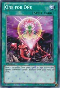 One for One (Starfoil) - Star Pack 2013 - YuGiOh card