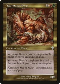 Yavimaya Kavu - Invasion - Magic: The Gathering card