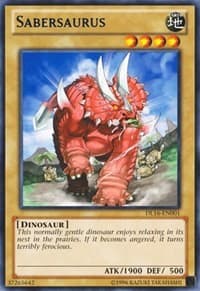 Sabersaurus (Blue) - Duelist League Promo - YuGiOh card