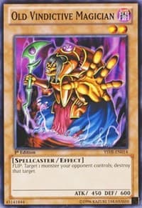 Old Vindictive Magician - Starter Deck: Yugi Reloaded - YuGiOh card