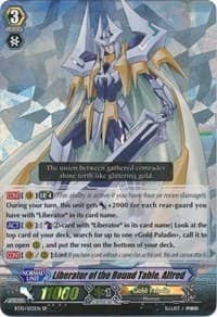 Liberator of the Round Table, Alfred - BT10: Triumphant Return of the King of Knights - Cardfight Vanguard card