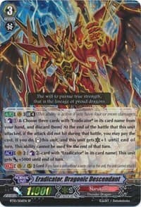 Eradicator, Dragonic Descendant - BT10: Triumphant Return of the King of Knights - Cardfight Vanguard card