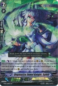 Dogmatize Jewel Knight, Sybill - BT10: Triumphant Return of the King of Knights - Cardfight Vanguard card