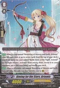 Aiming for the Stars, Artemis - BT10: Triumphant Return of the King of Knights - Cardfight Vanguard card