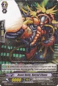 Beast Deity, Hatred Chaos - BT10: Triumphant Return of the King of Knights - Cardfight Vanguard card