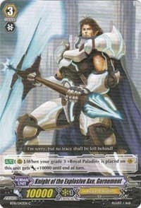 Knight of the Explosive Axe, Gornement - BT10: Triumphant Return of the King of Knights - Cardfight Vanguard card