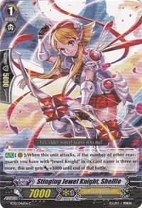 Stinging Jewel Knight, Shellie - BT10: Triumphant Return of the King of Knights - Cardfight Vanguard card
