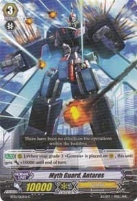 Myth Guard, Antares - BT10: Triumphant Return of the King of Knights - Cardfight Vanguard card