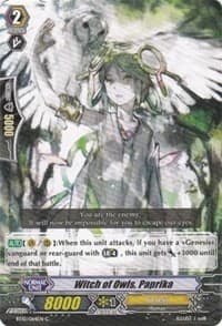 Witch of Owls, Paprika - BT10: Triumphant Return of the King of Knights - Cardfight Vanguard card
