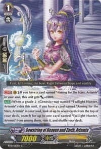 Bowstring of Heaven and Earth, Artemis - BT10: Triumphant Return of the King of Knights - Cardfight Vanguard card