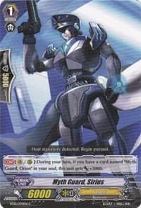 Myth Guard, Sirius - BT10: Triumphant Return of the King of Knights - Cardfight Vanguard card