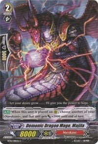 Demonic Dragon Mage, Majila - BT10: Triumphant Return of the King of Knights - Cardfight Vanguard card