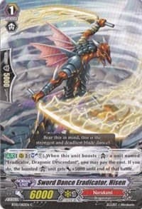 Sword Dance Eradicator, Hisen - BT10: Triumphant Return of the King of Knights - Cardfight Vanguard card