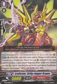 Eradicator, Strike-dagger Dragon - BT10: Triumphant Return of the King of Knights - Cardfight Vanguard card