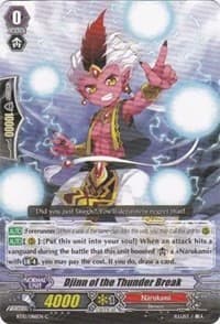 Djinn of the Thunder Break - BT10: Triumphant Return of the King of Knights - Cardfight Vanguard card