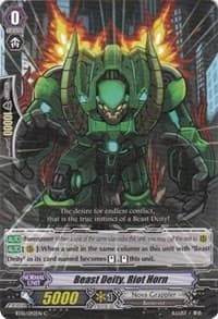 Beast Deity, Riot Horn - BT10: Triumphant Return of the King of Knights - Cardfight Vanguard card