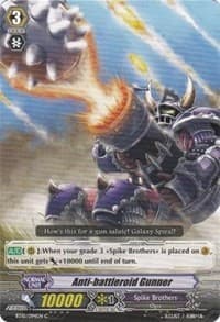 Anti-battleroid Gunner - BT10: Triumphant Return of the King of Knights - Cardfight Vanguard card