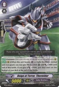 Reign of Terror, Thermidor - BT10: Triumphant Return of the King of Knights - Cardfight Vanguard card