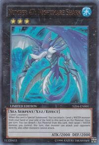 Number 47: Nightmare Shark - Yu-Gi-Oh! ZEXAL Manga Promotional Cards - YuGiOh card