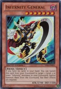 Infernity General - Yu-Gi-Oh! 5D's Manga Promotional Cards - YuGiOh card