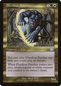 Fleetfoot Panther - Planeshift - Magic: The Gathering card