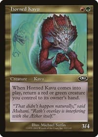 Horned Kavu - Planeshift - Magic: The Gathering card