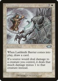 Lashknife Barrier - Planeshift - Magic: The Gathering card