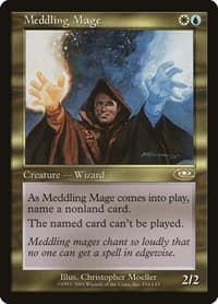 Meddling Mage - Planeshift - Magic: The Gathering card