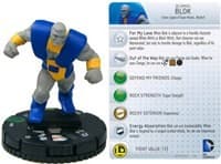 Blok - Superman and the Legion of Super-Heroes - Heroclix card