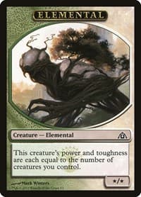 Elemental Token - Dragon's Maze - Magic: The Gathering card