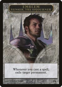 Emblem - Venser, the Sojourner - Duel Decks: Venser vs. Koth - Magic: The Gathering card