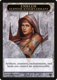 Emblem - Elspeth, Knight-Errant - Modern Masters - Magic: The Gathering card
