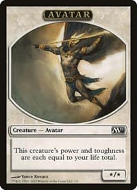 Avatar Token - Magic 2011 (M11) - Magic: The Gathering card