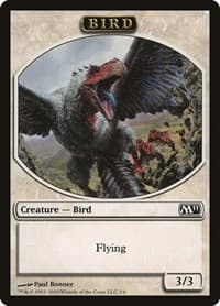Bird Token - Magic 2011 (M11) - Magic: The Gathering card