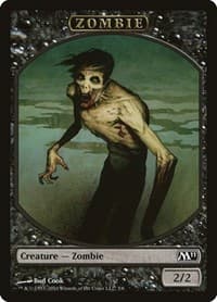 Zombie Token - Magic 2011 (M11) - Magic: The Gathering card