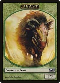 Beast Token - Magic 2012 (M12) - Magic: The Gathering card