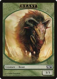 Beast Token - Magic 2013 (M13) - Magic: The Gathering card