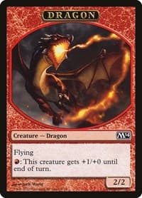 Dragon Token - Magic 2014 (M14) - Magic: The Gathering card