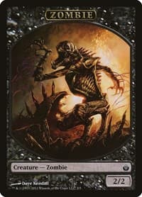 Zombie Token - Mirrodin Besieged - Magic: The Gathering card