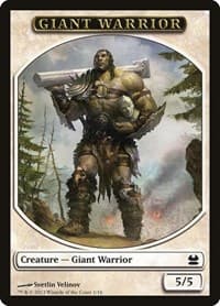 Giant Warrior Token - Modern Masters - Magic: The Gathering card