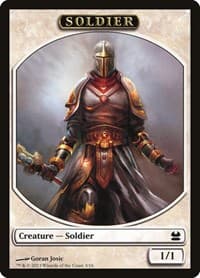 Soldier Token - Modern Masters - Magic: The Gathering card