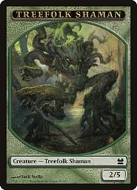 Treefolk Shaman Token - Modern Masters - Magic: The Gathering card