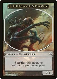 Eldrazi Spawn Token (1a) - Rise of the Eldrazi - Magic: The Gathering card