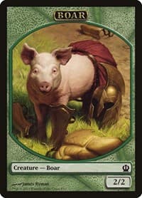 Boar Token - Theros - Magic: The Gathering card