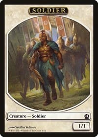 Soldier Token (Velinov) - Theros - Magic: The Gathering card